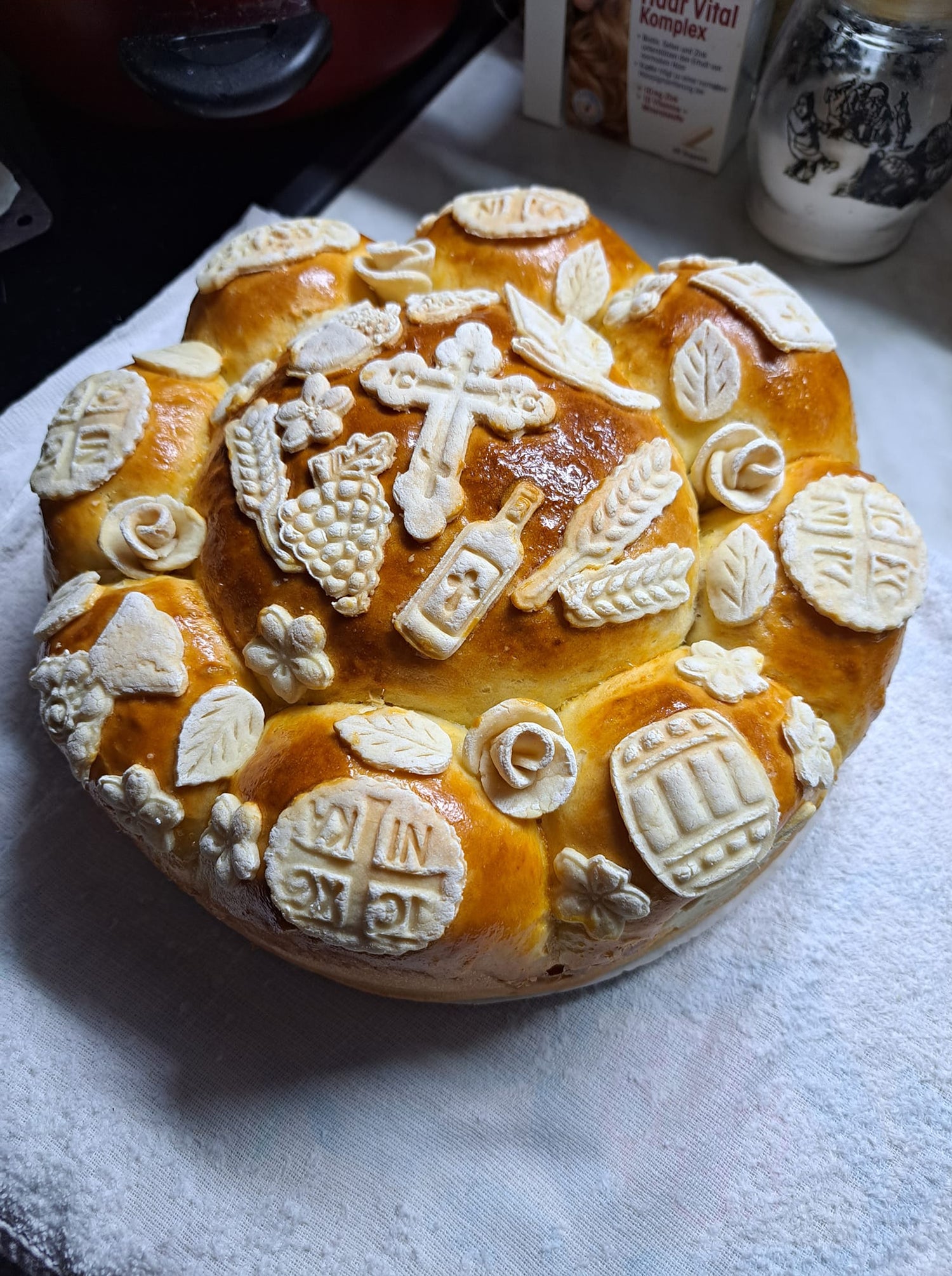 Slavski set od 18 modlica sa motivom Sveca